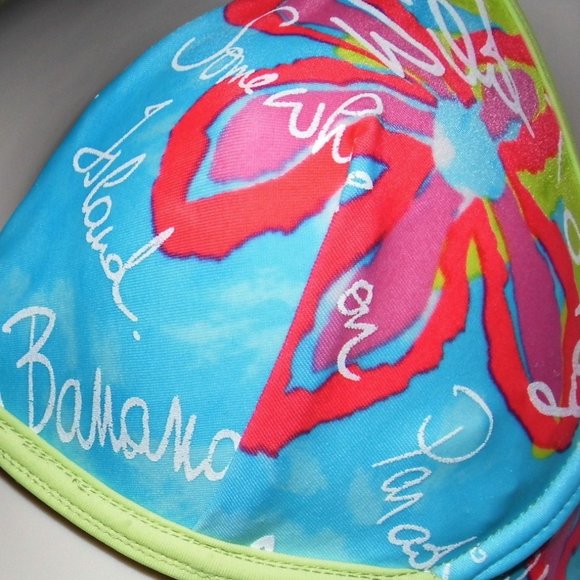 BANANA MOON Bikini Swim TOP sz Small - Picture 3 of 5